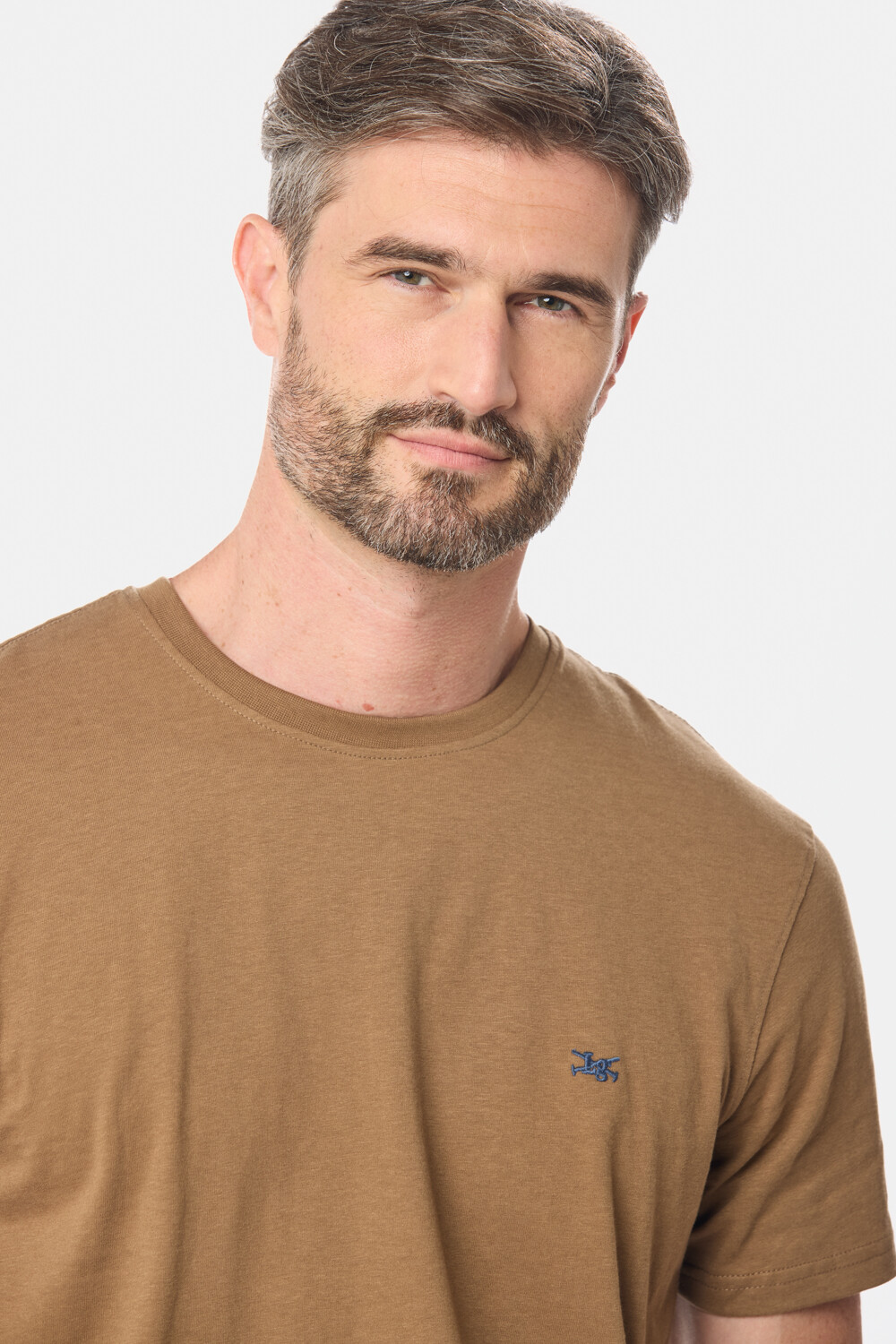 REMERA LISA DE ALGODÓN Mostaza