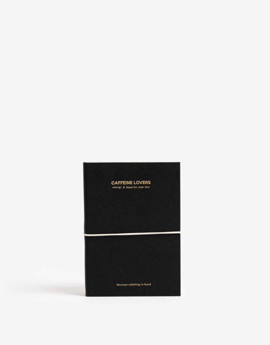 Cuaderno Pu Texturado - Negro 