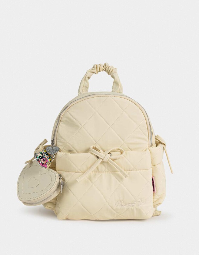 Mochilas Urbanas Licencias Mochila Chicas Superpoderosas - Blanco Crudo