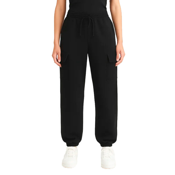 Pantalón Jogging Para Dama Deportivo Talla M-L Negro