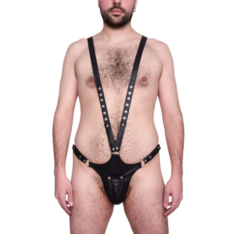 Body Hombre con Broches Desmontable Negro Body Hombre con Broches Desmontable Negro