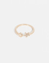 Anillos Chicos Strass Anillo Con Dijes Marinos - Dorado