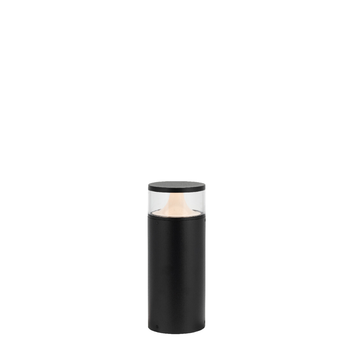 Luminaria Bolardo Exterior Kane 30 cm Negro 