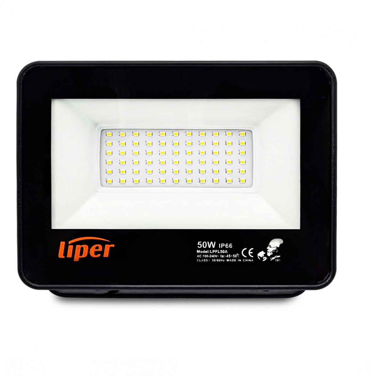 Foco Led Liper 50w Luz Fría Para Interior Y Exterior 