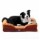 Cama Baylor Cucha Mediana Acolchonada de Felpa p/ Perro Gato Marrón