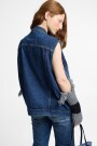 CHALECO DENIM Azul