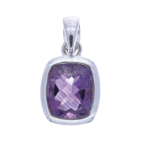 Dije de plata 925 con AMATISTA Dije de plata 925 con AMATISTA