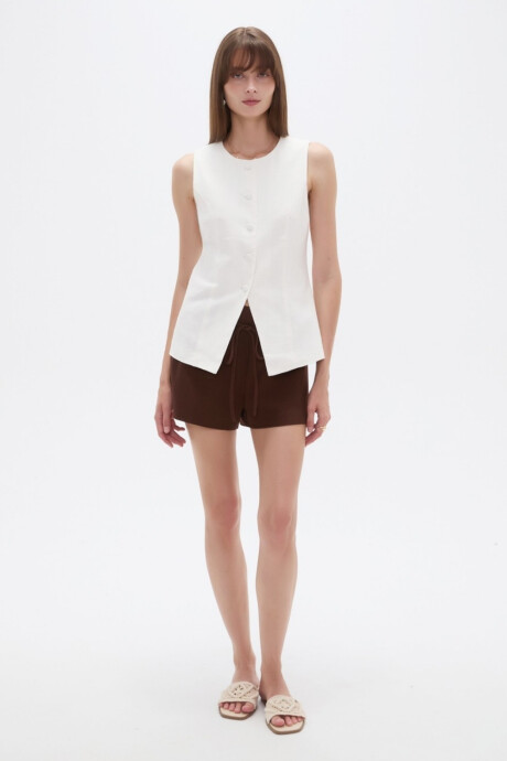 Chaleco Paulin Marfil / Off White