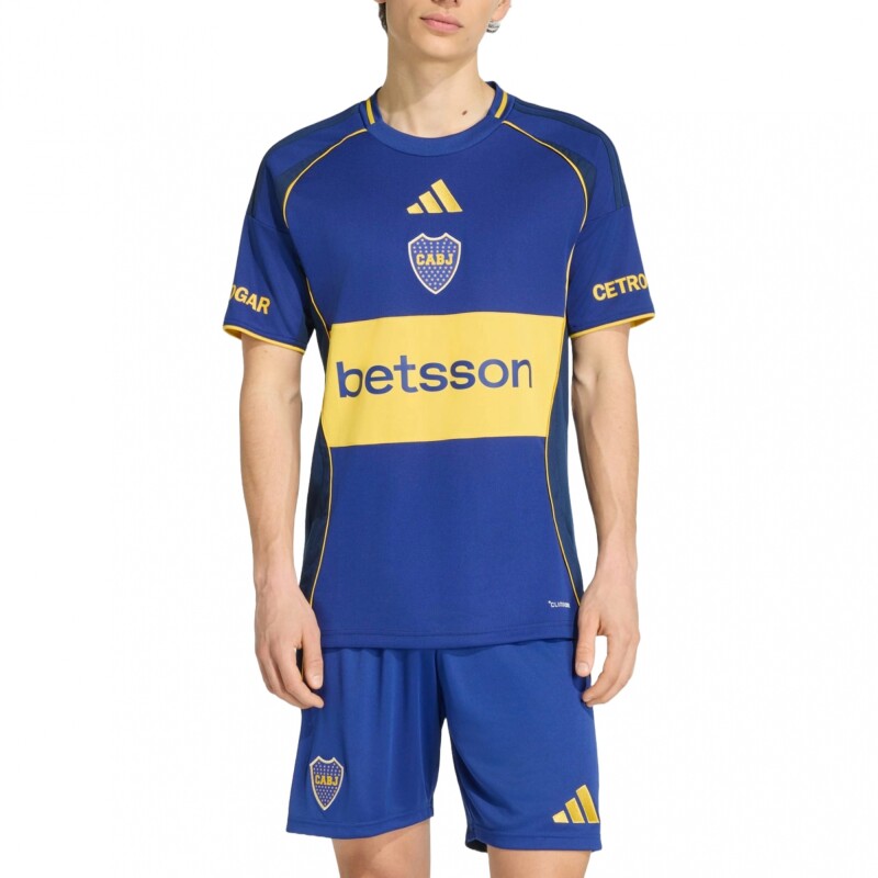 Camiseta adidas Boca JS 25 Aniversario Bicampeon America 01 Blue