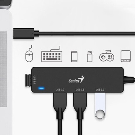 Hub Genius Usb-c a 4 Usb-a 3.0 001