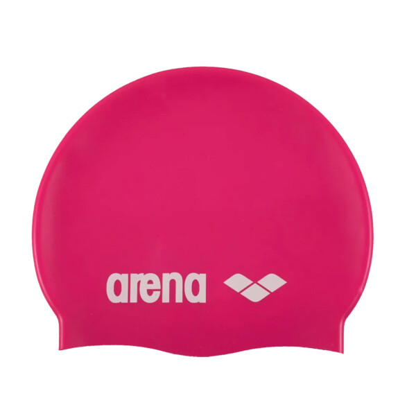 Arena Classic Silicone Gorra Natación Fucsia Fucsia-blanco