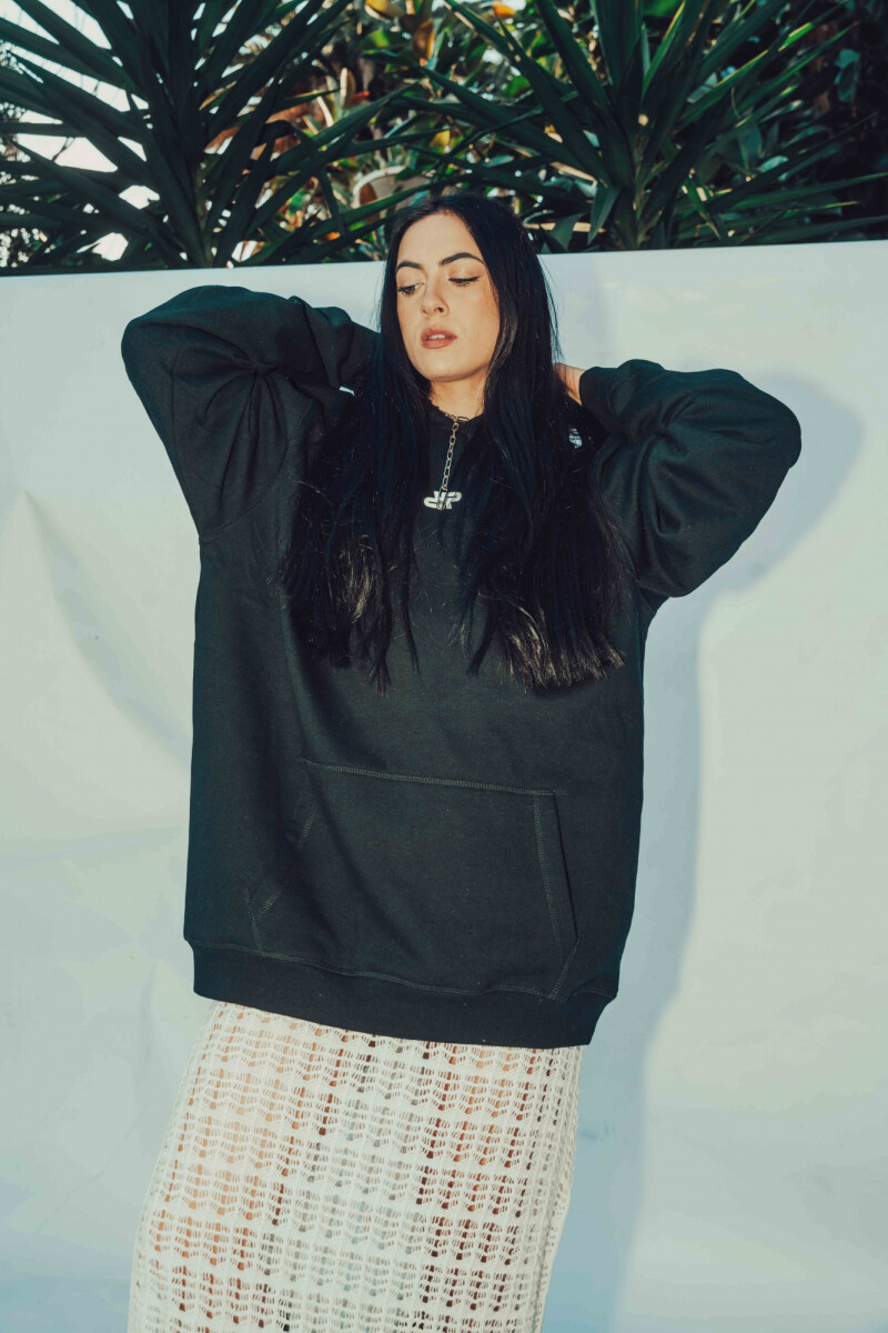 Hoodie Essential Negro