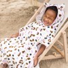 Toalla poncho swim essentials Leopardo