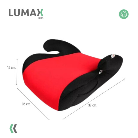 Booster Alzador de Seguridad Lumax Kids para Auto Rojo