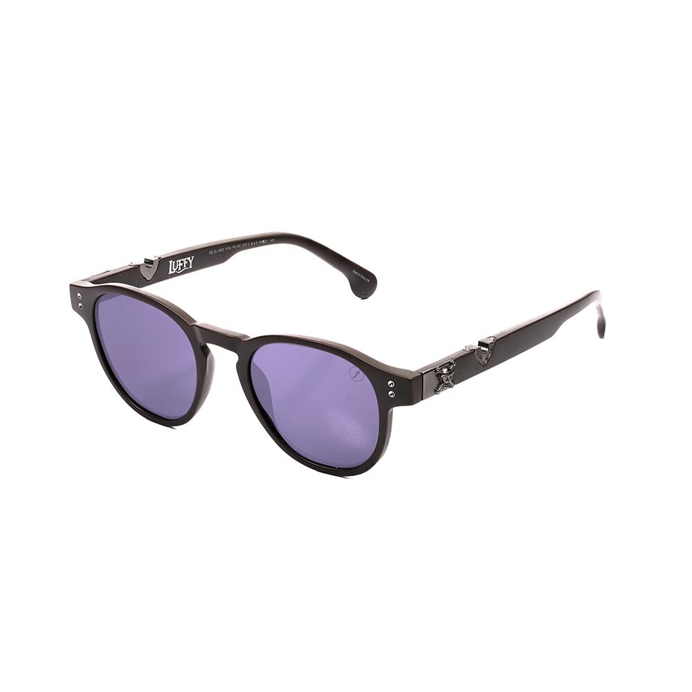 Lentes De Sol One Piece Redondo - Unisex Negro/Marrón