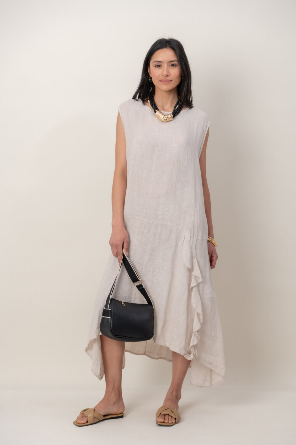 VESTIDO ADAMINA Beige