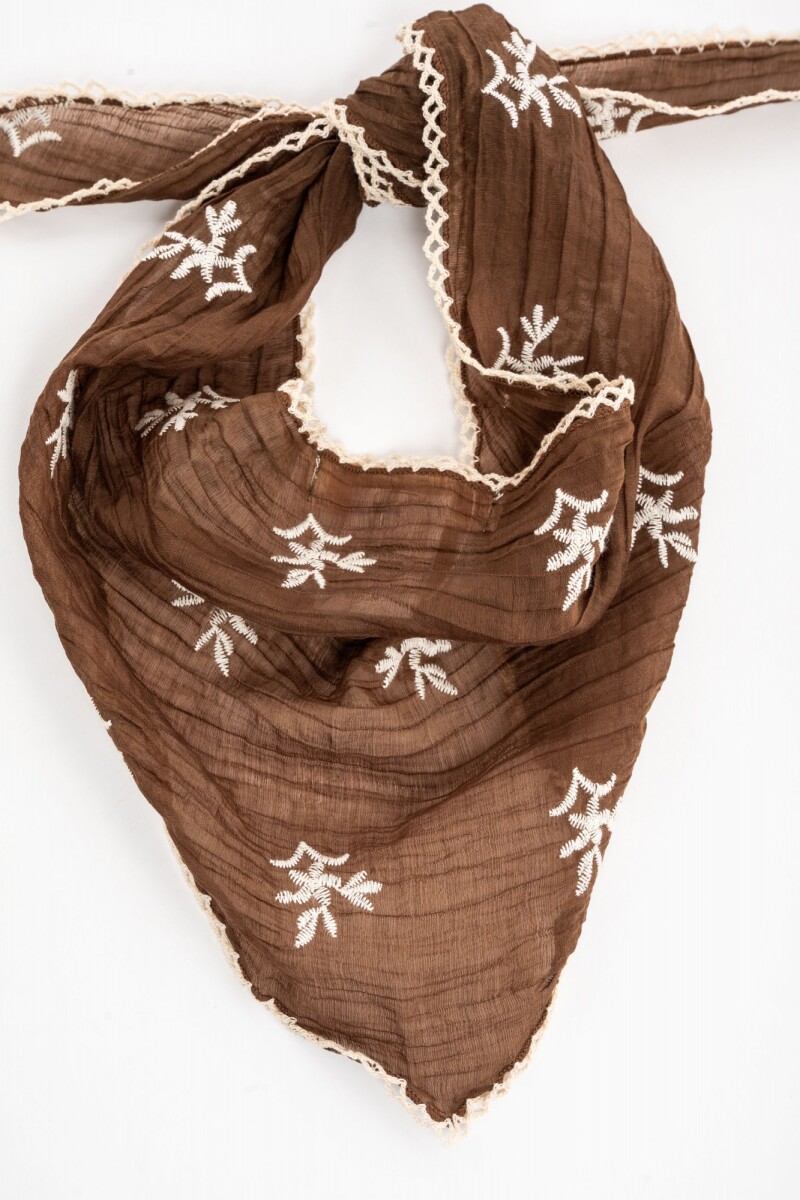 Bandana Bordados Chocolate