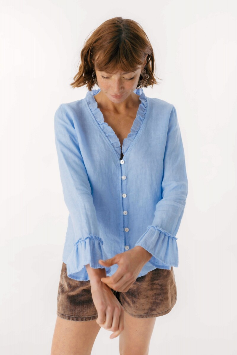 Blusa Kenia - Celeste 