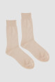 Medias mercerizadas Beige