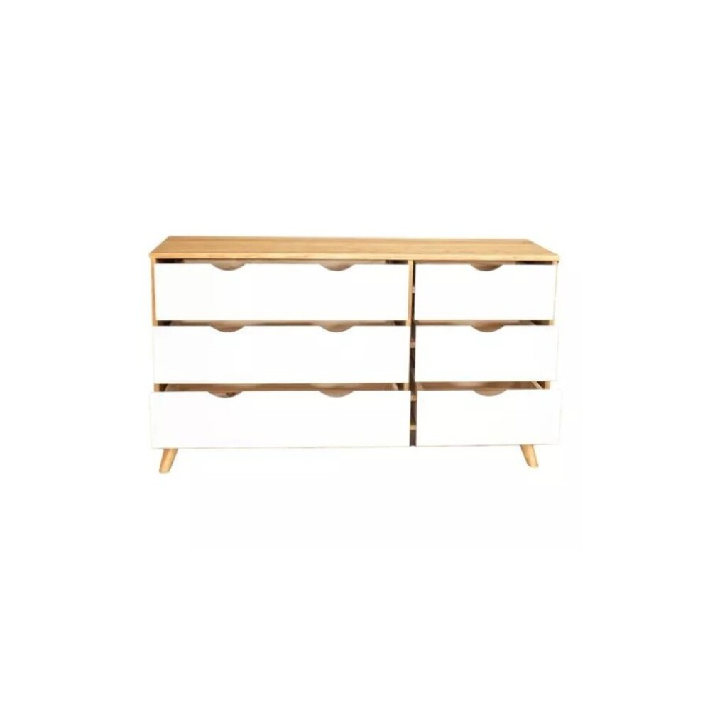 Cómoda 6 Cajones Madera - Linea Dublin Cómoda 6 Cajones Madera - Linea Dublin