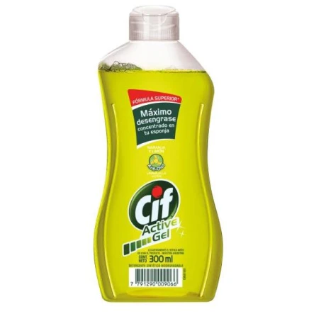 DETERGENTE CIF P/VAJILLA ULTRA LIMON 300 ML DETERGENTE CIF P/VAJILLA ULTRA LIMON 300 ML