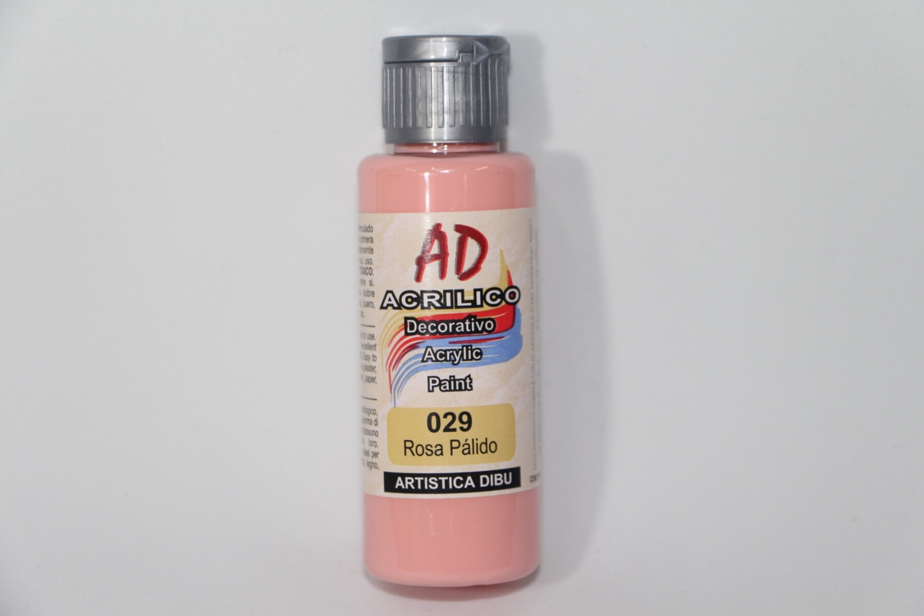 PINTURA ACRILICA ARTISTICA DIBU 60 ML. DIFERENTES COLORES - COLOR ROSA PALIDO 029 