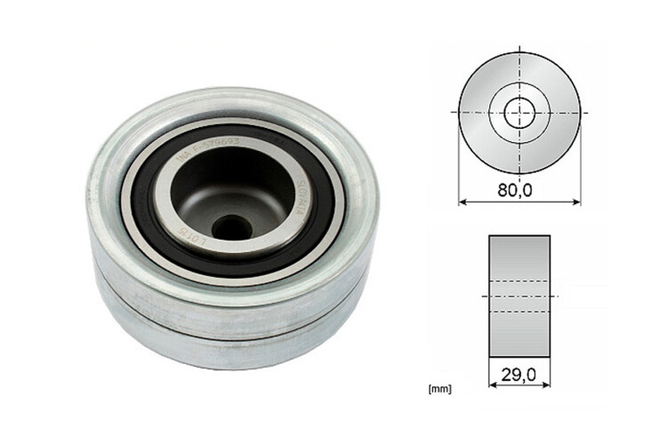Tensor Guia Correa Dist. Audi A3, Volks Polo/Golf/Suran 96-14 Tensor Guia Correa Dist. Audi A3, Volks Polo/Golf/Suran 96-14