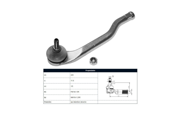 Puntero Renault Oroch/Captur/Duster 11-25 Der Puntero Renault Oroch/Captur/Duster 11-25 Der