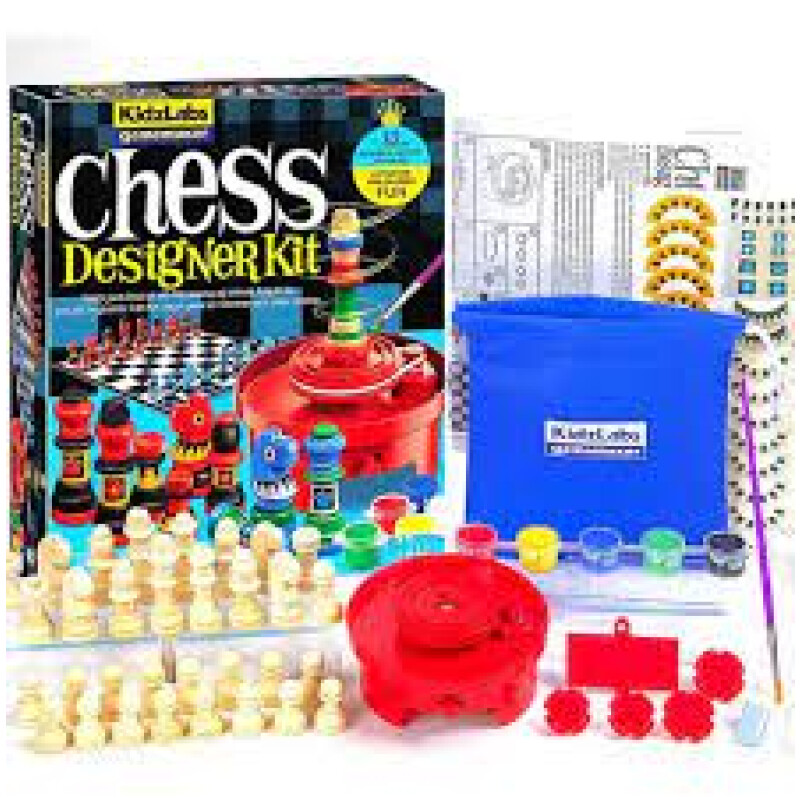 Kit para diseñar tu juego de ajedrez 4M Kit para diseñar tu juego de ajedrez 4M
