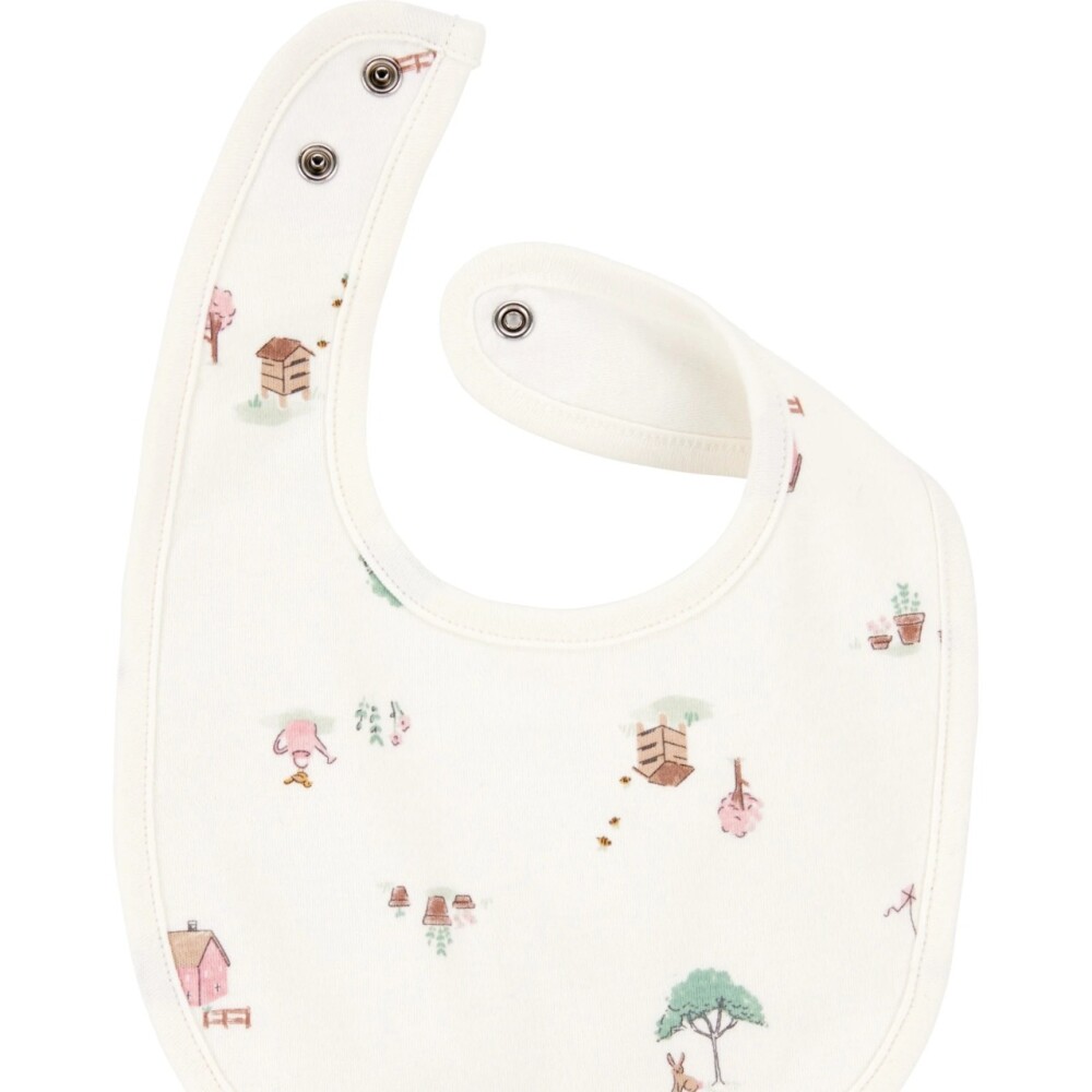 Set x3 baberos carters conejita rosa