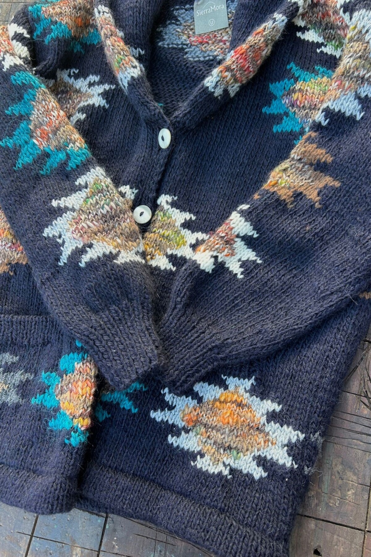 Saco Sony Lana Azul Marino