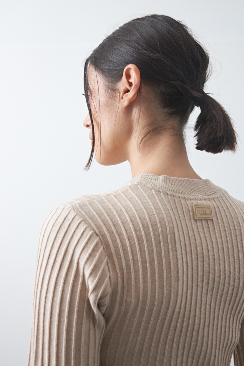 SWEATER LISE Beige Melange