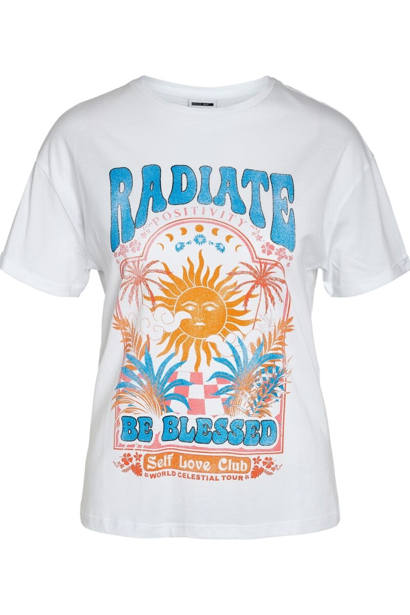 Polera Brandy Psicodelico Bright White