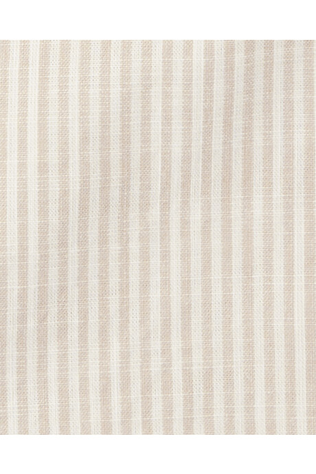 Monito corto y gorro de algodón, diseño a rayas Monito corto y gorro de algodón, diseño a rayas