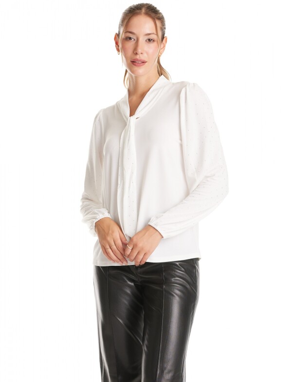 Blusa Lazo & Strass CRUDO