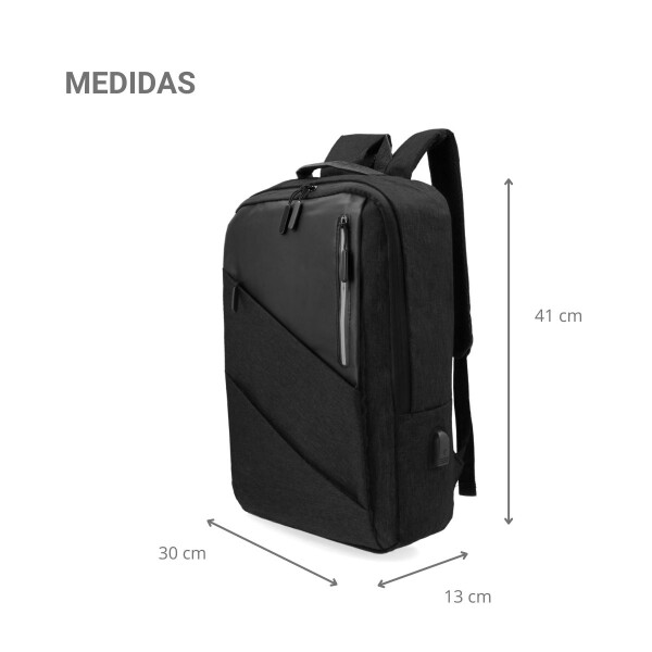 Mochila Urbana Para Laptop Notebook Portatil 14 + Salida Usb Mochila Urbana Para Laptop Notebook Portatil 14 + Salida Usb