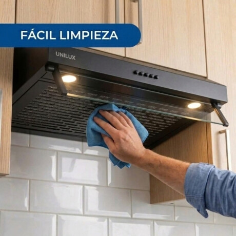 Extractor Purificador Nubia 60CM de Negro Pack De Extractor Purificador Nubia + Anafe A Gas Vulcano Duo 2 Negro