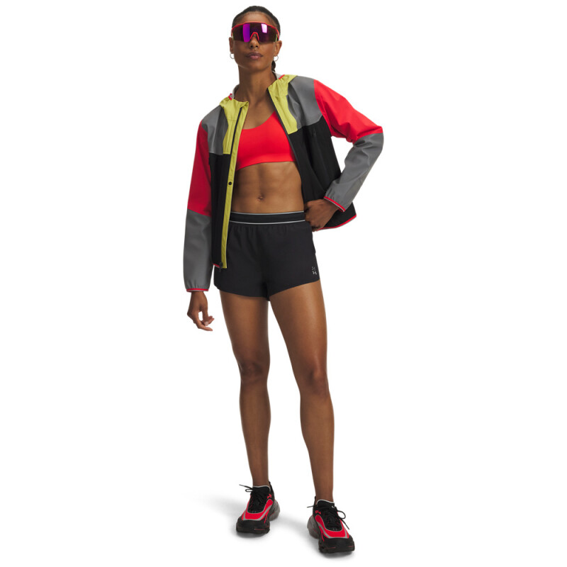UA Halo Run Shorts-GRY BLK-001