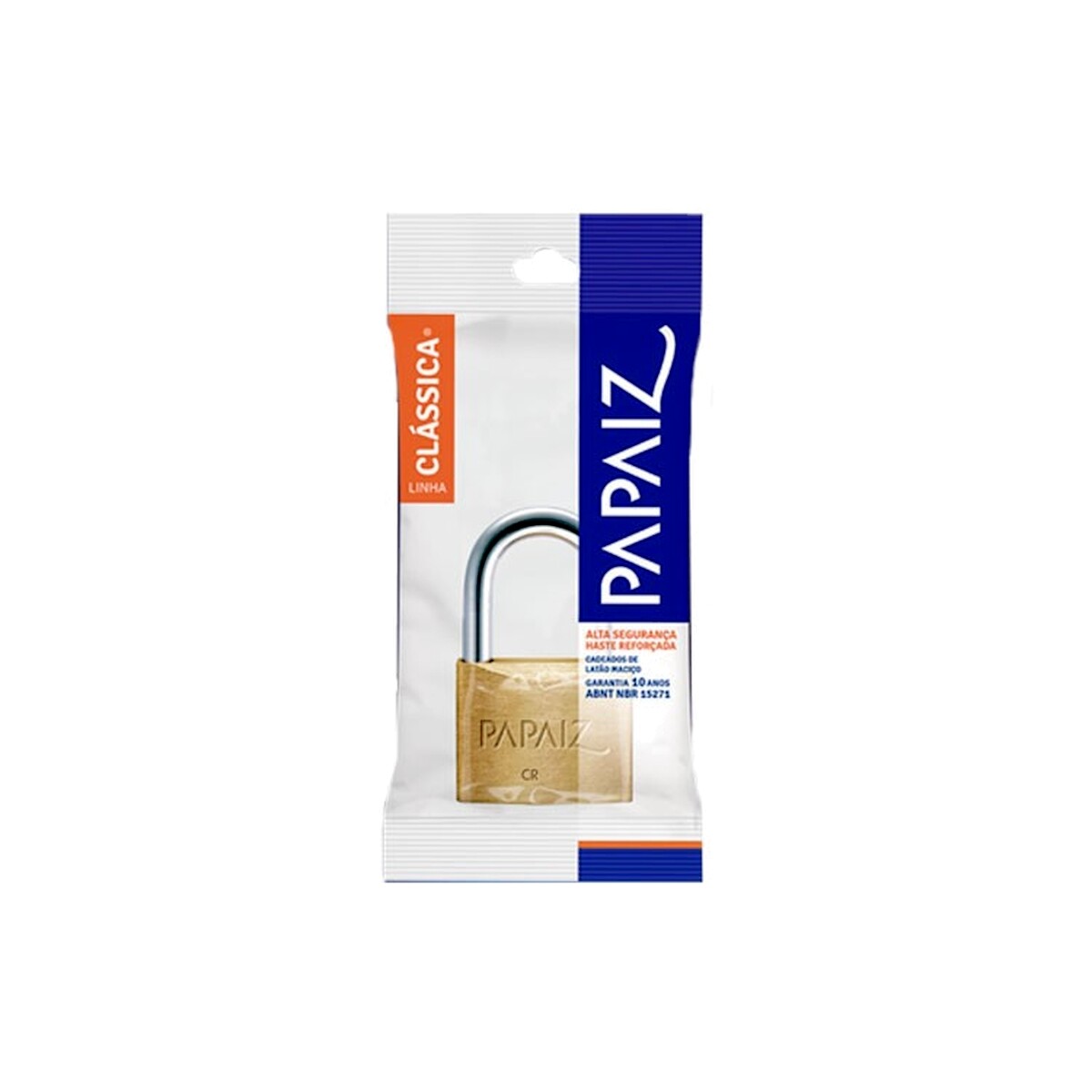 Candado 50mm bronce cilindro Papaiz 