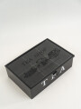 Caja Para Té Vemir, 6 Separaciones. Negro
