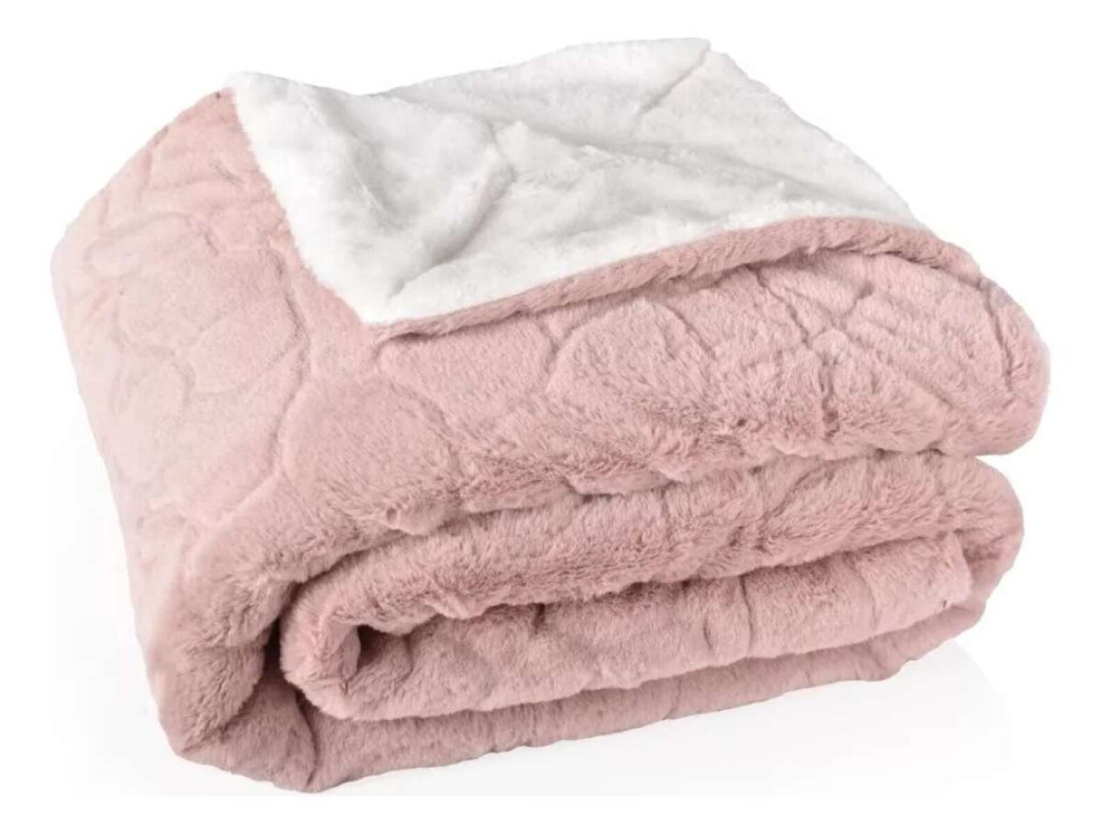 Frazada Reversible Polar Sherpa 1 Plaza 150x200 - Canela 