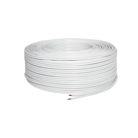 Cable Gemelo - Rollo 100 metros. 1 mm Blanco