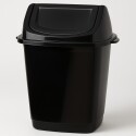 PAPELERA TACHO BASURA VAIVEN RECTANGULAR 50LTS NEGRO