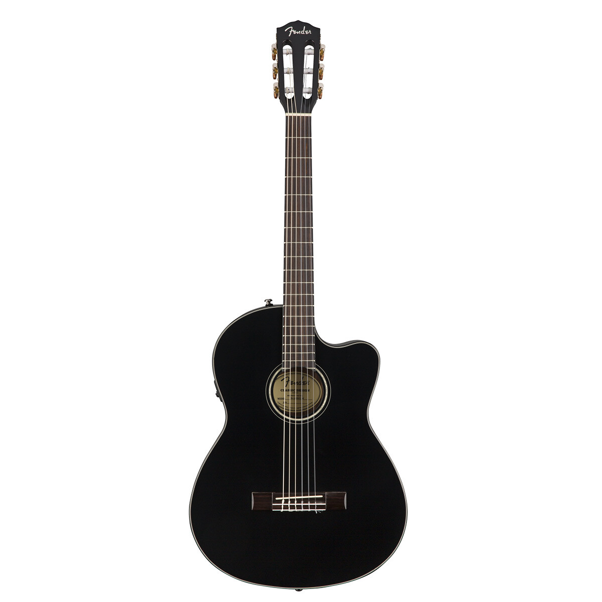 Guitarra Electroacústica Fender Cn140sce Negro Con Estuche 