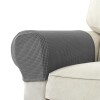 Fundas reposabrazos de sillón gris