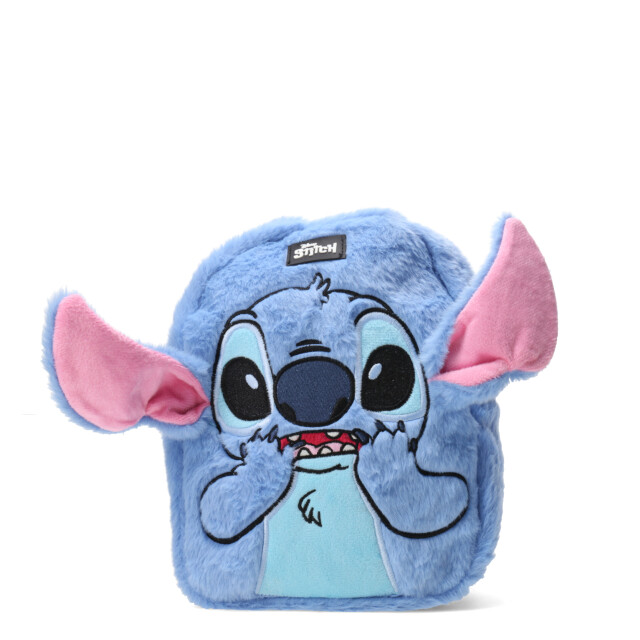 Mochila Disney Lila & Stich Plush Azul - Rosa