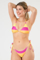 Bikini set triangle Rayas/escoces