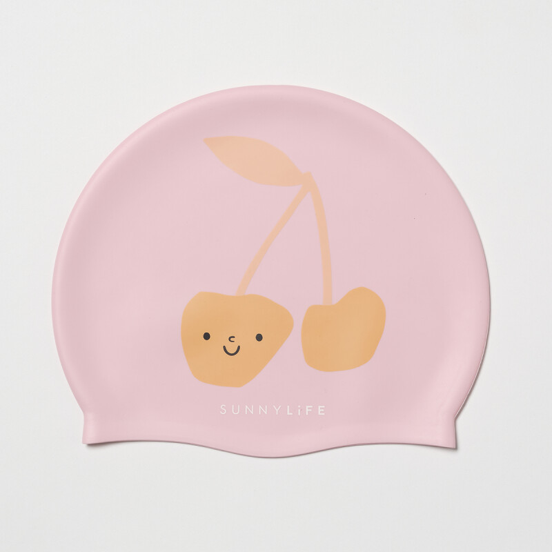 GORRA51 Gorra De Natación (3-9 Años) Sunnylife - Candy Cherry
