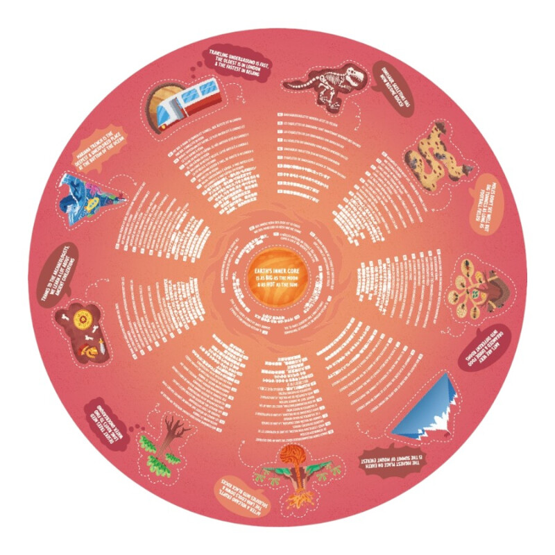 Puzzle Redondo Mundo Subterráneo Hape Puzzle Redondo Mundo Subterráneo Hape