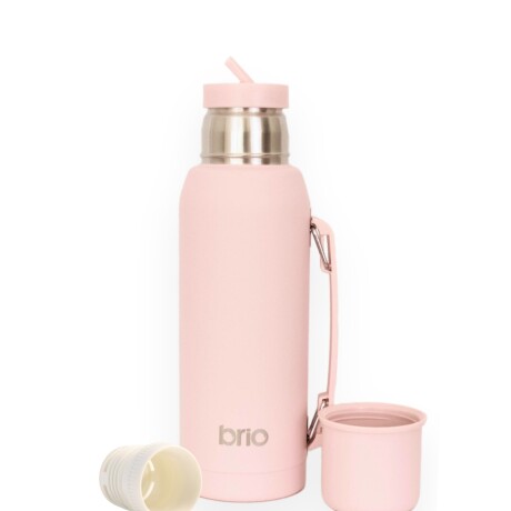 Termo 1 Litro Acero Inox brio Con Pico Cebador Rosa